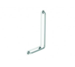 90º wall grab bar stainless steel polished left